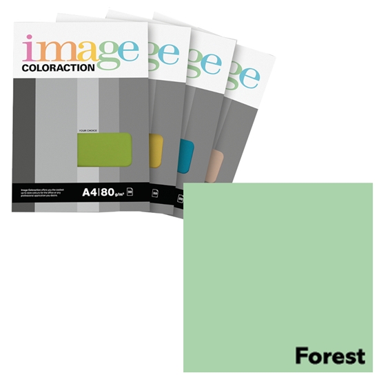 Picture of Krāsains papīrs A4, 50 loksnes, 80g/m2, pasteļzaļa krāsa, Image Coloraction