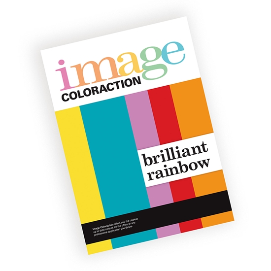Picture of Krāsains papīrs A4, 70 loksnes (7 x 10), 80g/m2, Rainbow Brilliant, Image Coloraction