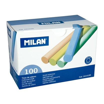 Picture of Krītiņi krasainie 100 gab. MILAN