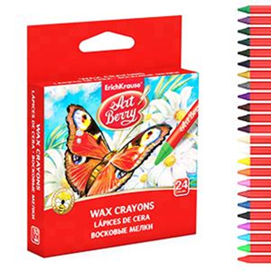 Изображение Krītiņi vaska 24 krāsas, ArtBerry, ErichKrause