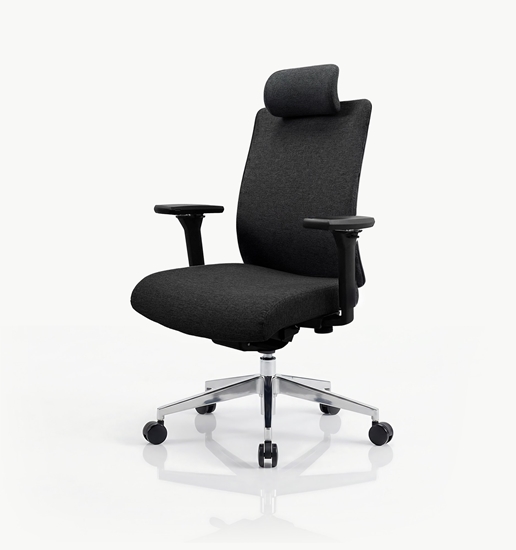 Picture of Krzeso biurowe Jan Nowak JAN NOWAK Fotel biurowy ergonomiczny czarny VECTOR