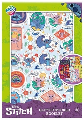Picture of Ksieczka z brokatowymi naklejkami Disney Stitch