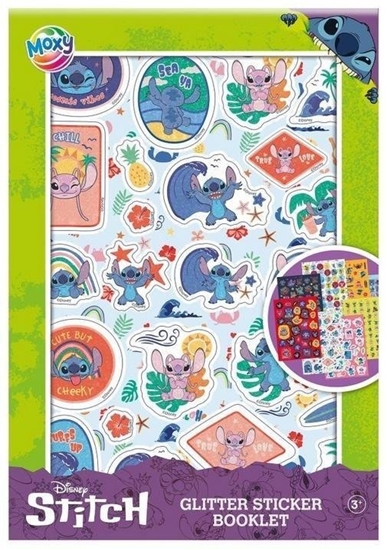 Picture of Ksieczka z brokatowymi naklejkami Disney Stitch