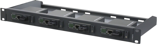 Picture of Kti Networks 4-SLOT MEDIACONV 19" CHASSIS