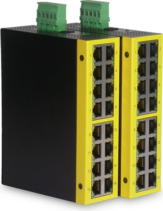 Picture of Kti Networks INDUSTRIAL 10/100 16 PRT