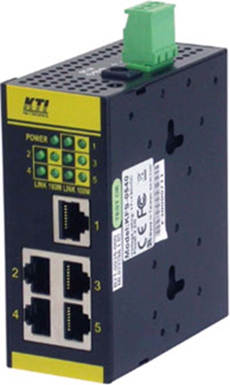 Picture of Kti Networks INDUSTRIAL 10/100 5 PRT