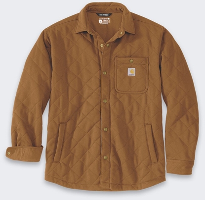Picture of Kurtka mska Carhartt Koszula Carhartt Rain Defender Quilted Brown