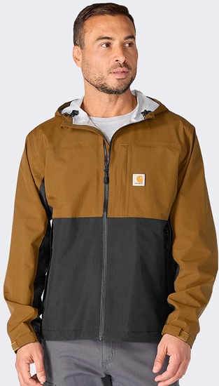 Picture of Kurtka mska Carhartt Kurtka Przeciwdeszczowa Carhartt Monterey BROWNBLA