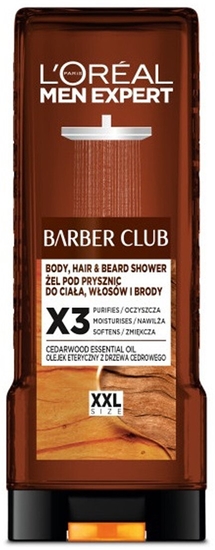 Изображение L OREAL LOREAL Men Expert Barber Club el pod prysznic do ciaa,wosów i brody 400 ml