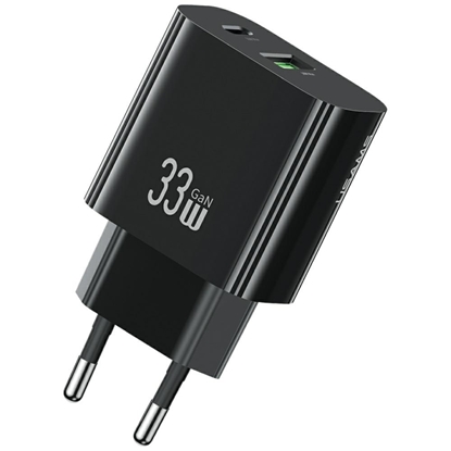 Изображение Ładowarka sieciowa T65 33W Fast Charging 1xUSB-C 1xUSB-A czarna 