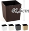 Attēls no Lamela Doniczka Juka z wkadem Rattan Mokka 400x400 H:41,5cm