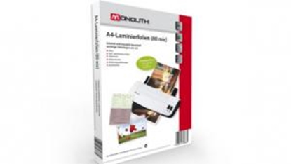 Picture of Laminēšanas kabatas A4, 80mikr. pašlīmejoši, 100gab. glancētas, Monolith