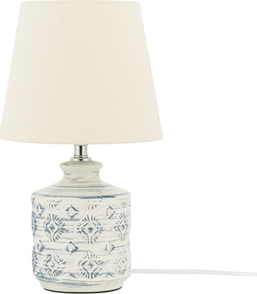 Изображение Lampa stoowa Shumee Lampka nocna ceramiczna beowa ROSANNA