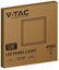 Attēls no Lampa sufitowa V-TAC Oprawa wstropowa Panel LED 40W 4950lm 6500K IP20 600x600 24081
