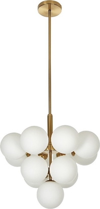 Picture of Lampa wiszca Beliani Lampa wiszca 13-punktowa metalowa mosina BIRRIE
