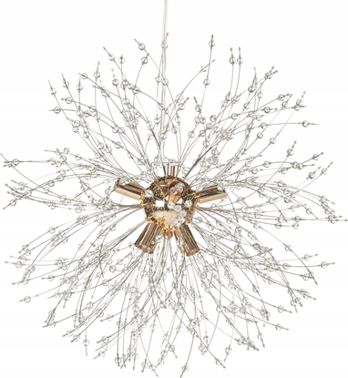 Изображение Lampa wiszca Beliani Lampa wiszca krysztaowa zota TOROLA
