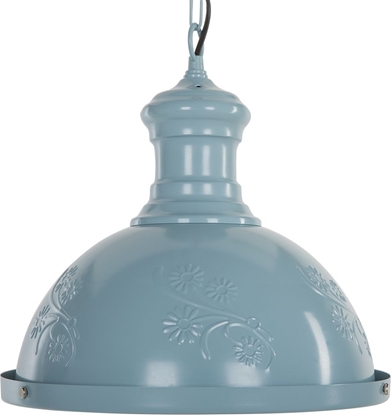 Picture of Lampa wiszca Beliani Lampa wiszca metalowa niebieska DIDESSA
