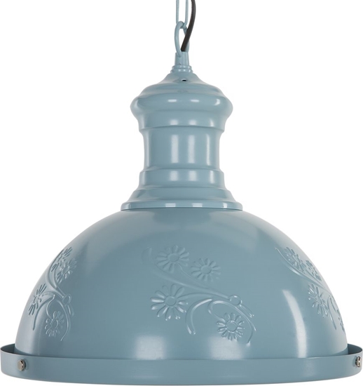 Picture of Lampa wiszca Beliani Lampa wiszca metalowa niebieska DIDESSA