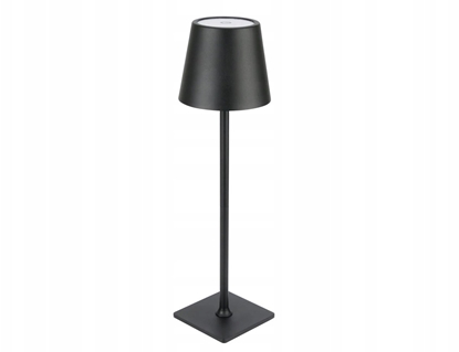 Изображение Lampka biurkowa Superfire Stolowa lampa TAZA 3.5W 400lm CCT IP54 Black 2x2000mAh 4in1 LITE 203853-II