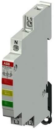 Изображение Lampka moduowa 3-fazowa czerwona-óta-zielona 415/230V AC E219-3CDE 2CCA703902R0001