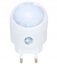 Изображение Lampka wtykowa do gniazdka Sanico Lampka Nocna led do Kontaktu z Czujnikiem Zmierzchu 8 cm ORION Biaa
