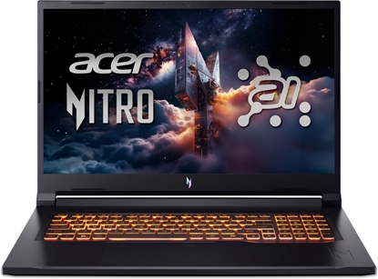 Attēls no Laptop Acer Nitro V 17 AI ANV17-41 Ryzen 5 240 / 16 GB / 512 GB / W11 / RTX 5060 / 144 Hz (NH.QYUEP.002)
