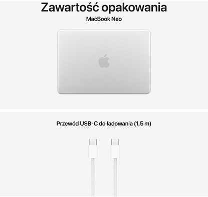 Picture of Laptop Apple Apple Macbook Neo - A18 Pro | 13" | 8GB | 512GB | Mac OS | Srebrny | US