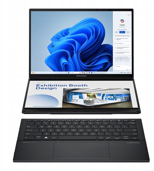 Изображение Laptop Asus Zenbook Duo OLED UX8406 Ultra 7 255H / 32 GB / 1 TB / W11 (UX8406CA-QL121W)
