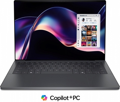 Изображение Laptop Dell Laptop XPS 14 DA14260 Win11Pro Core Ultra X7 358H/32GB/2TB/14 TOUCH/2,8K/Intel Arc/FgrPr/Cam/Mic/Backlit Kb/3 Cell/3Y ProSupport