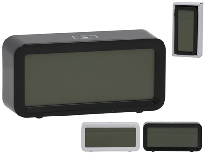 Изображение LCD Alarm Clock 13,4 x 6,5 cm, 2 Assorted, DECORLIFE