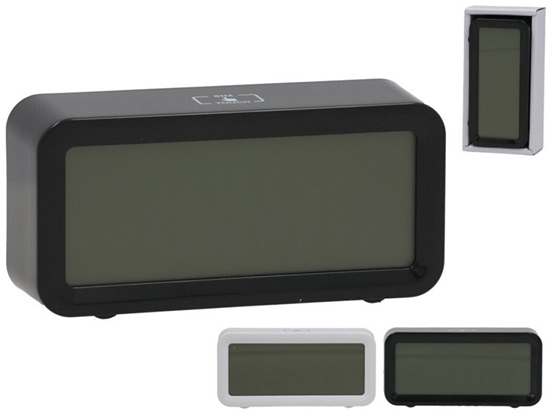 Изображение LCD Alarm Clock 13,4 x 6,5 cm, 2 Assorted, DECORLIFE