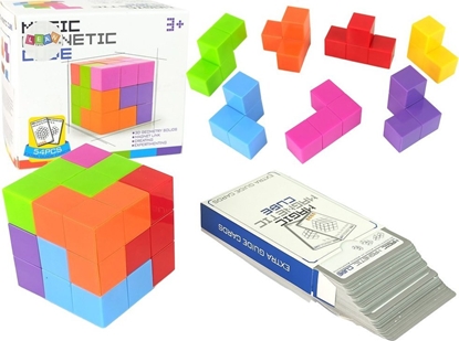 Picture of LeanToys Magiczna Kostka Do Ukadania Magnetyczna 7 El.