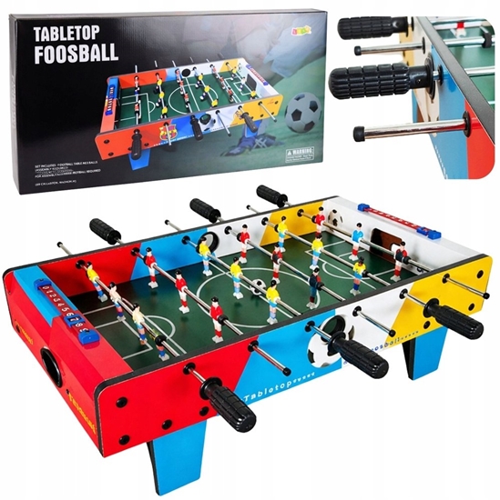 Picture of LeanToys Mini Stó Do Pikarzyków Gra Zrcznociowa Stoowa 2 Piki Football 69 cm