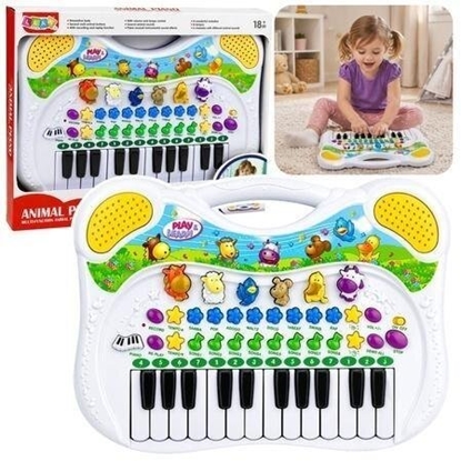Picture of LeanToys Pianinko edukacyjne interaktywne odgosy i melodie