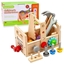 Изображение LeanToys Skrzynka z narzdziami drewniana