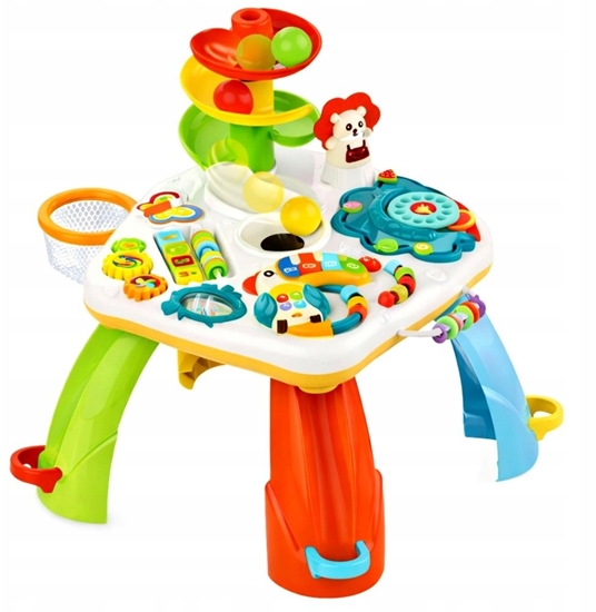 Picture of LeanToys Stolik Edukacyjny Interaktywne Pianinko Zjedalnia Dla Piek Ruchome El.
