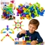 Picture of LeanToys Zestaw Klocki Konstrukcyjne Przyssawki Sensoryczne Kolorowe Pszczóki 30721