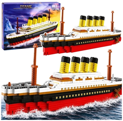 Picture of LeanToys Zestaw Klocki Konstrukcyjne Statek Titanic Duy Model 60 cm 3327 el.