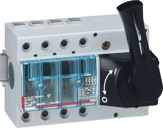Picture of Legrand Rozcznik izolacyjny Vistop 4P 63A napd frontowy czarny (022515)