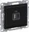 Attēls no Legrand SUNO - Gniazdo USB typ A + C - 5 V - 3 A, Czarny - Legrand 721430 himp