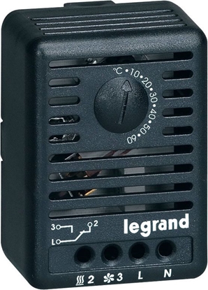 Attēls no Legrand Termostat 1P 12-250V AC 5-60st. Altis (034847)