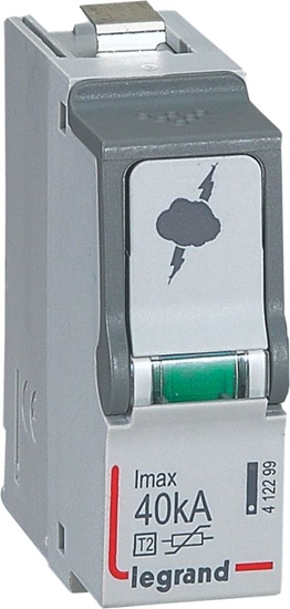 Изображение Legrand Wkad ogranicznika przepi C 40kA 320V AC 1,7kV (412299)
