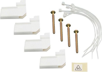 Изображение Legrand Zestaw 4 uchwytów + opaski do montau w puste ciany RWN (001490)