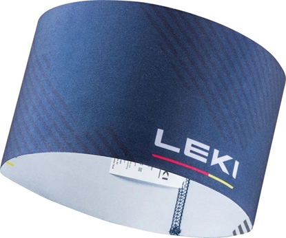 Picture of Leki LE XC Headband blue-white-gray