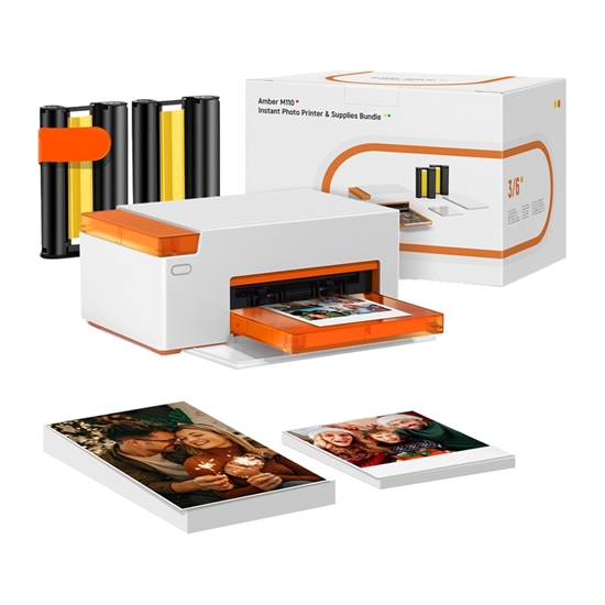 Picture of Liene Amber M110 4x6" Portable Photo Printer with 60 sheets of 4x6" photo paper