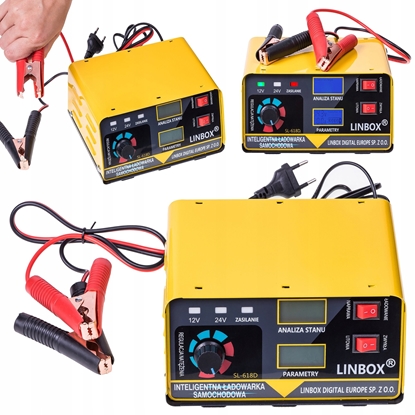Picture of Linbox Prostownik samochodowy 12V/24V 20A Linbox
