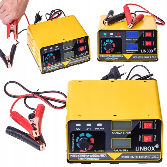 Picture of Linbox Prostownik samochodowy 12V/24V 20A Linbox
