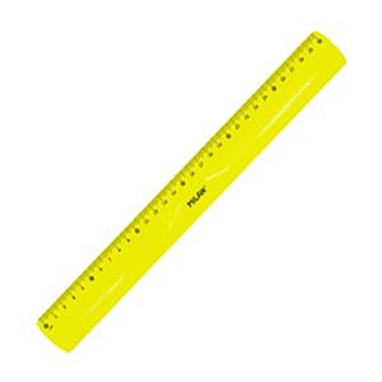 Picture of Lineāls 30cm, elastīgs, dzeltena krāsa, Milan