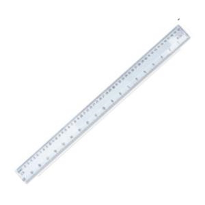 Picture of Lineāls Grand caurspīdīgs 50cm
