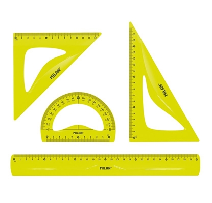 Picture of Lineālu komplekts, elastīgs, dzeltena krāsa, Milan